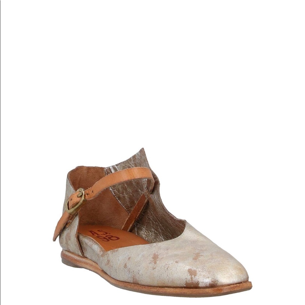 A.S. 98 ballet flat platinum